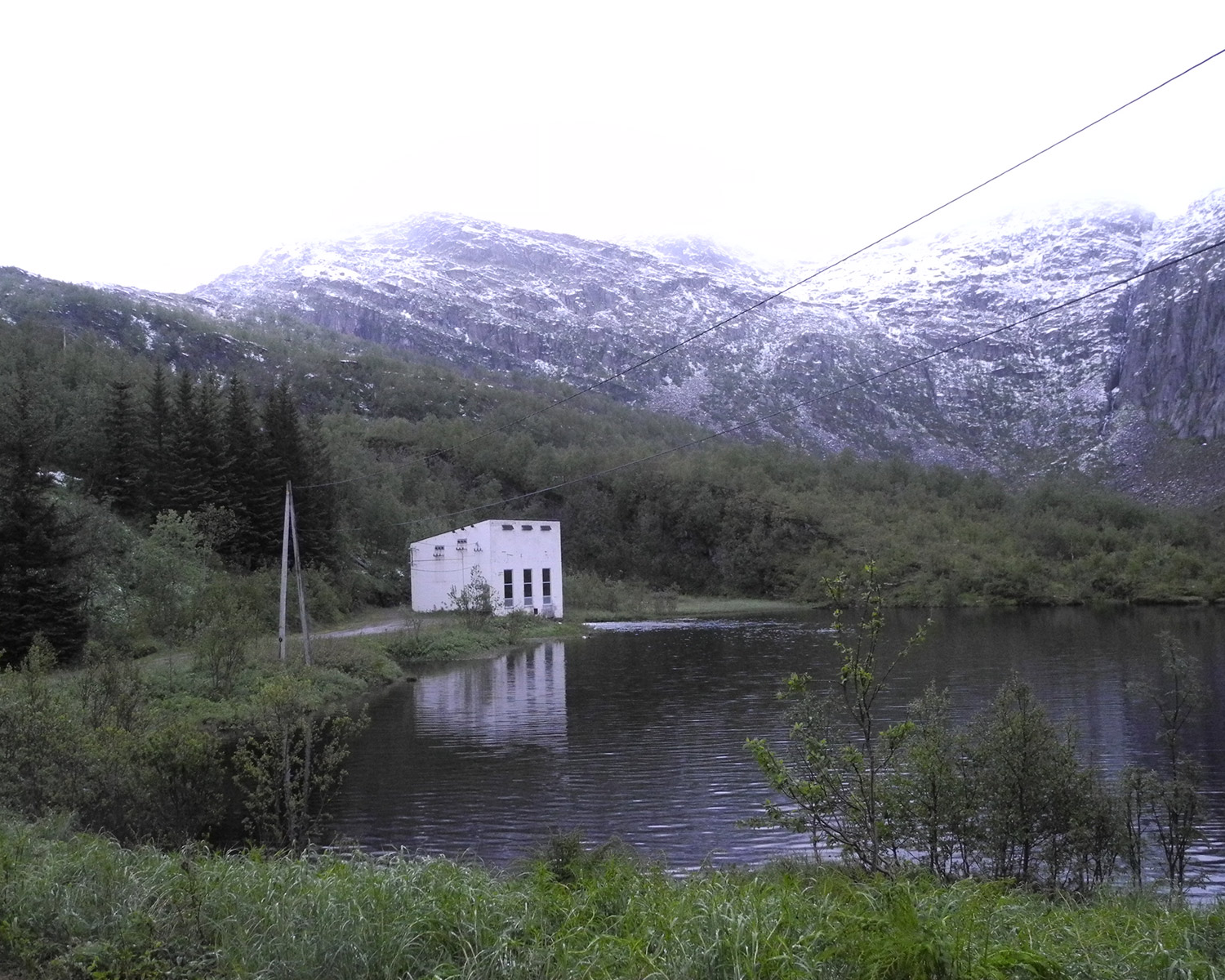 Neverdalsåga power plant from a distance