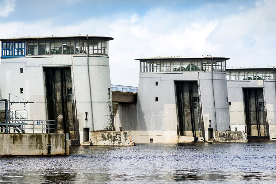The Langwedel hydropower plant