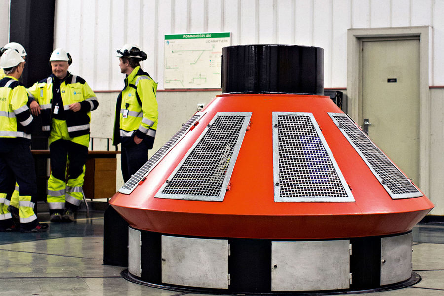 Top of generating unit at Lio power plant