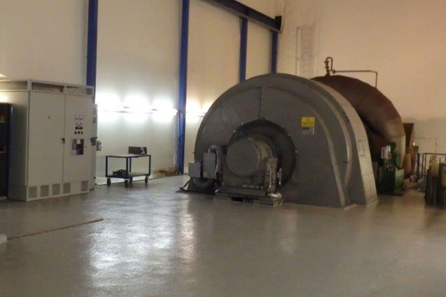 Machine hall in Stølsdal power plant
